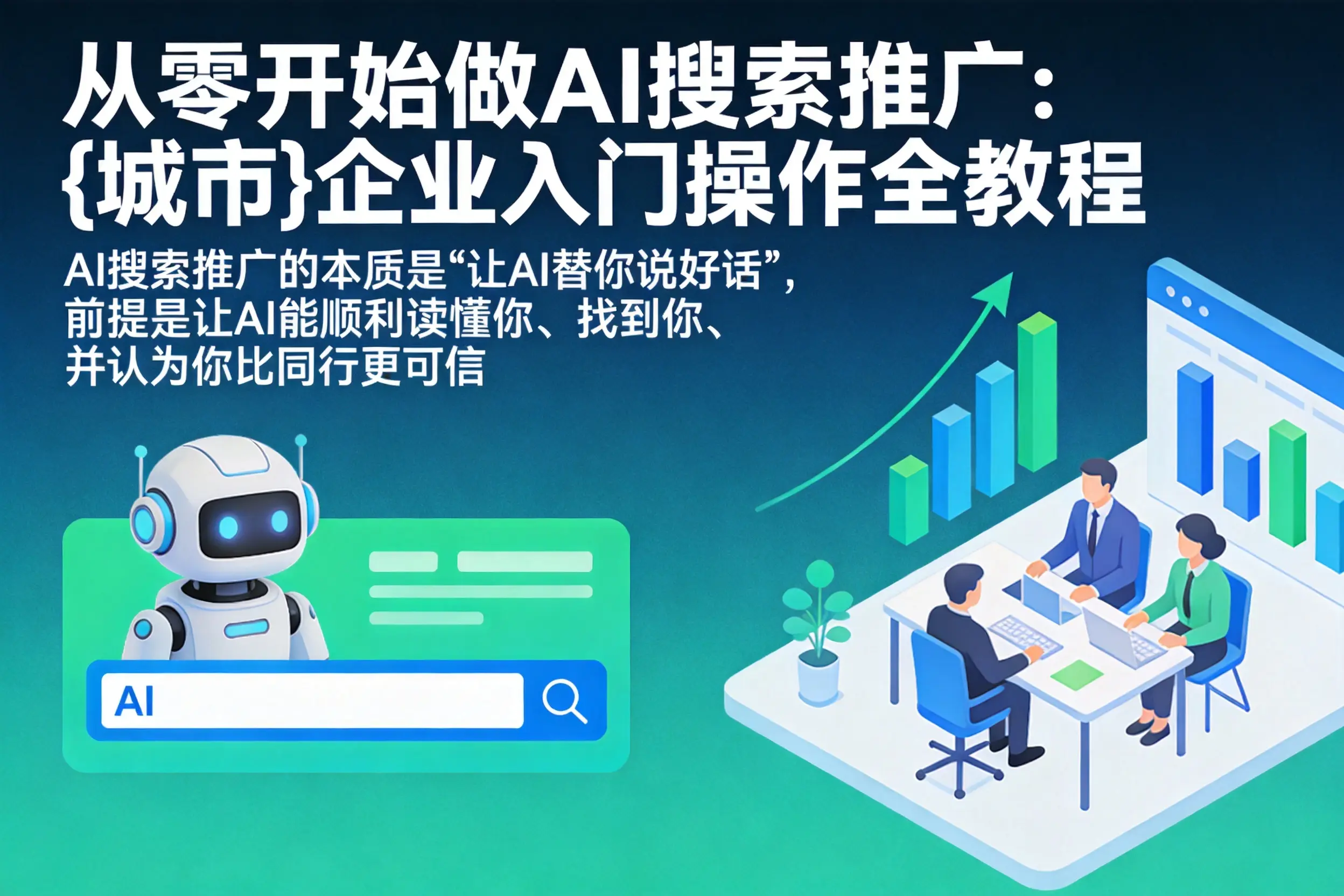 从零开始做AI搜索推广：山南企业入门操作全教程