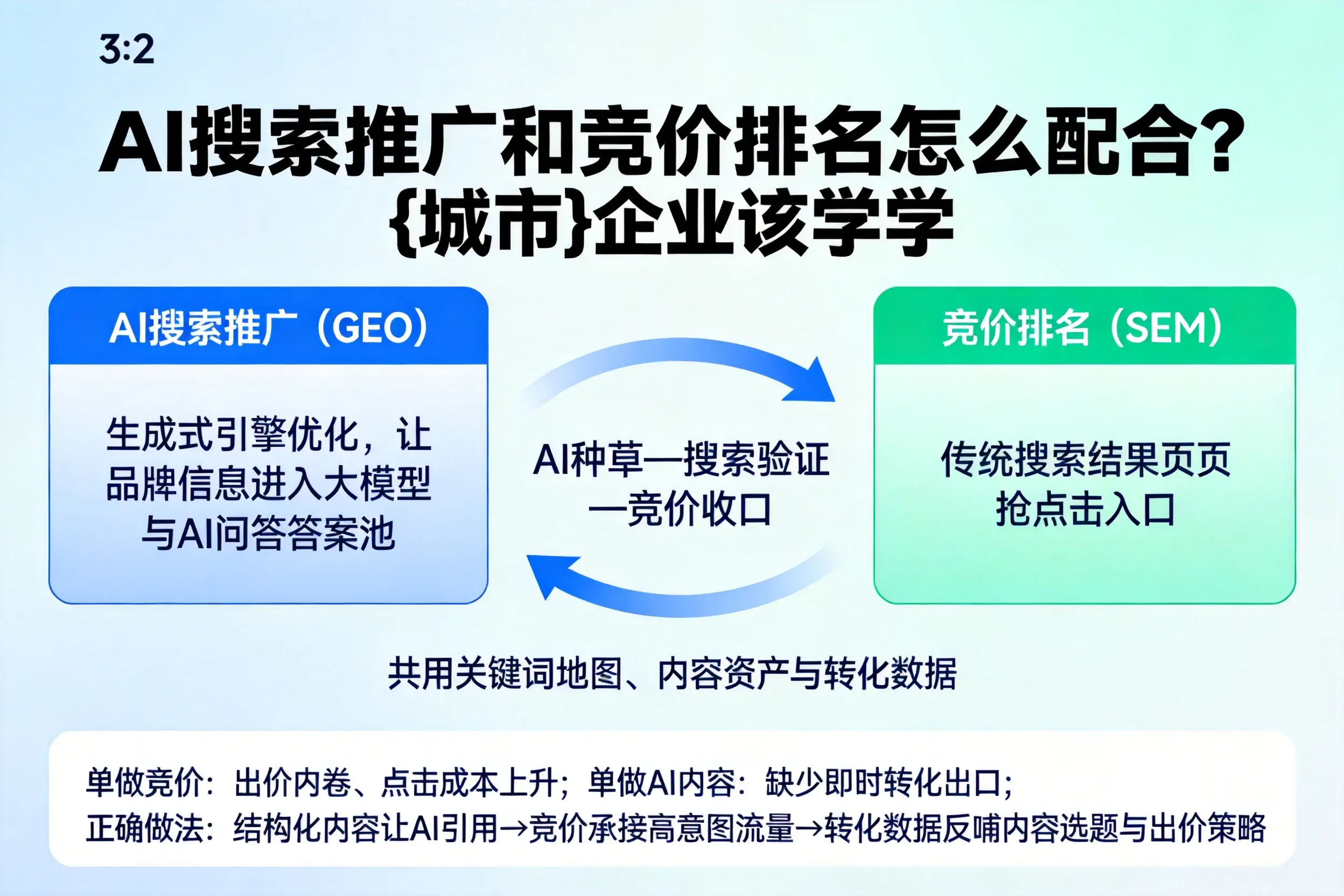AI搜索推广和竞价排名怎么配合？山南企业该学学