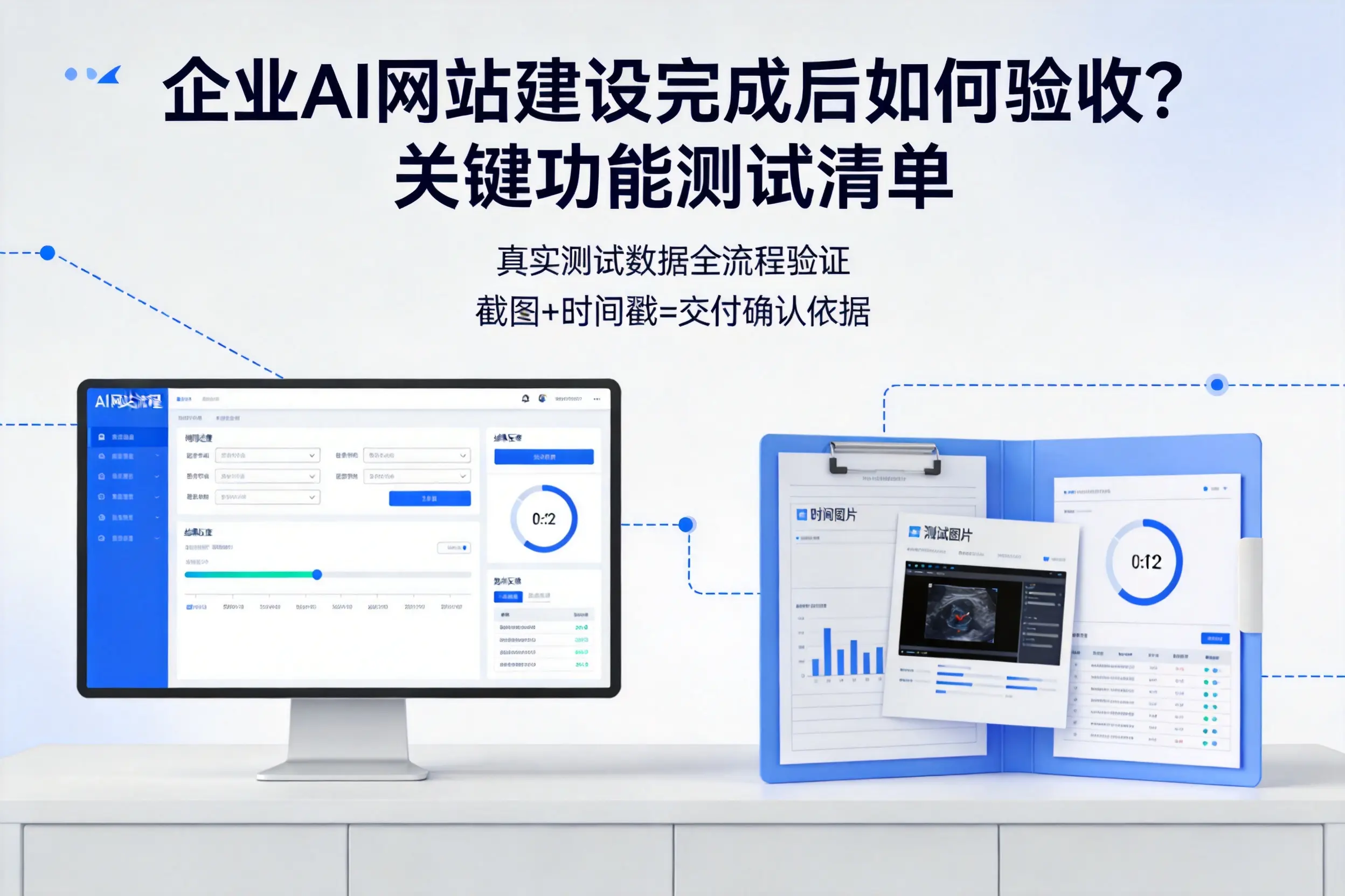 山南企业AI网站建设完成后如何验收？关键功能测试清单