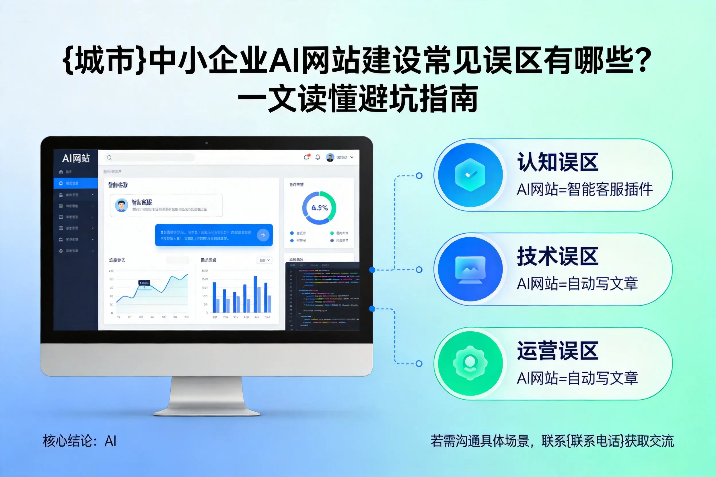 山南中小企业AI网站建设常见误区有哪些?一文读懂避坑指南