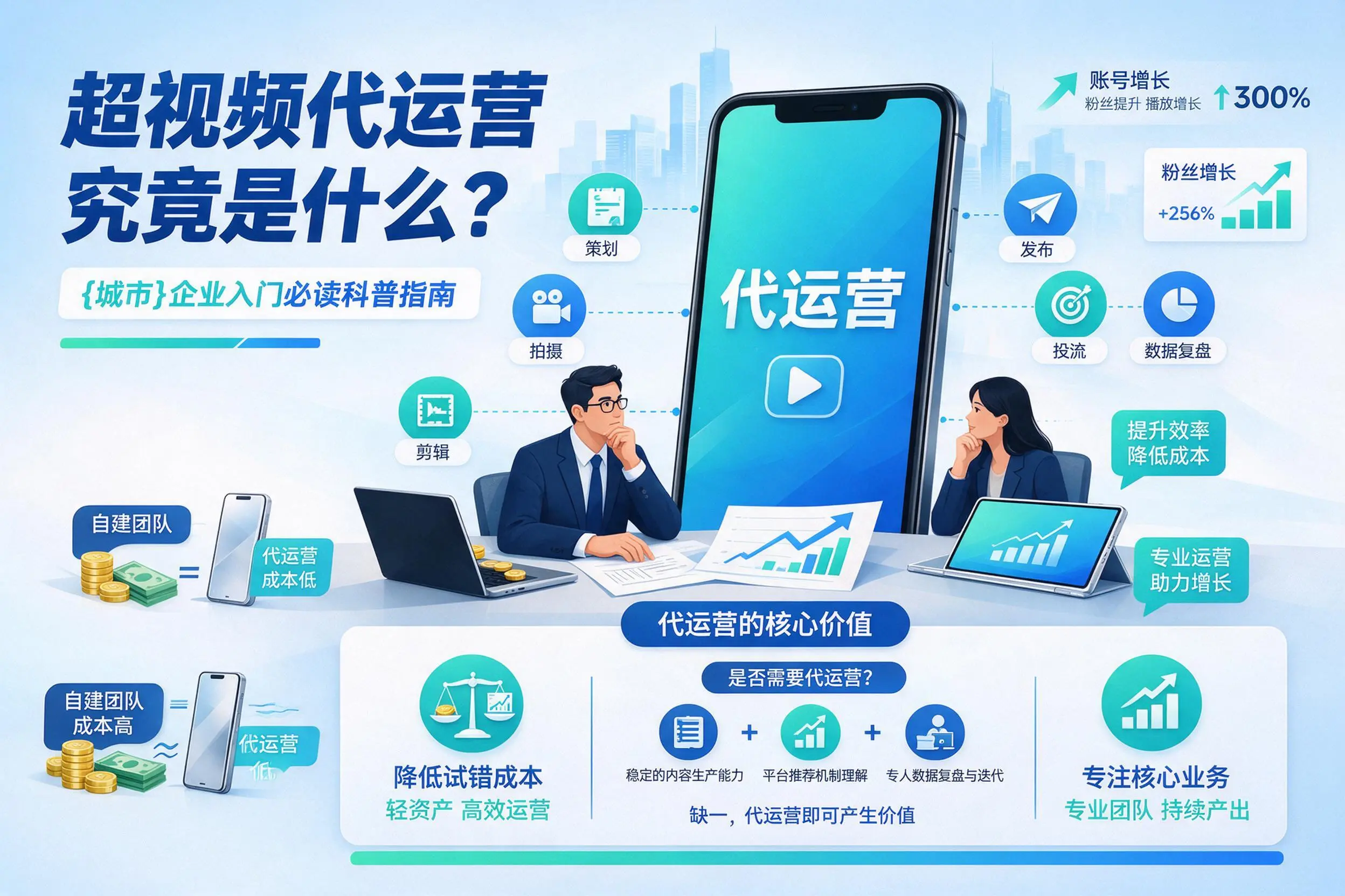 短视频代运营究竟是什么？山南企业入门必读科普指南