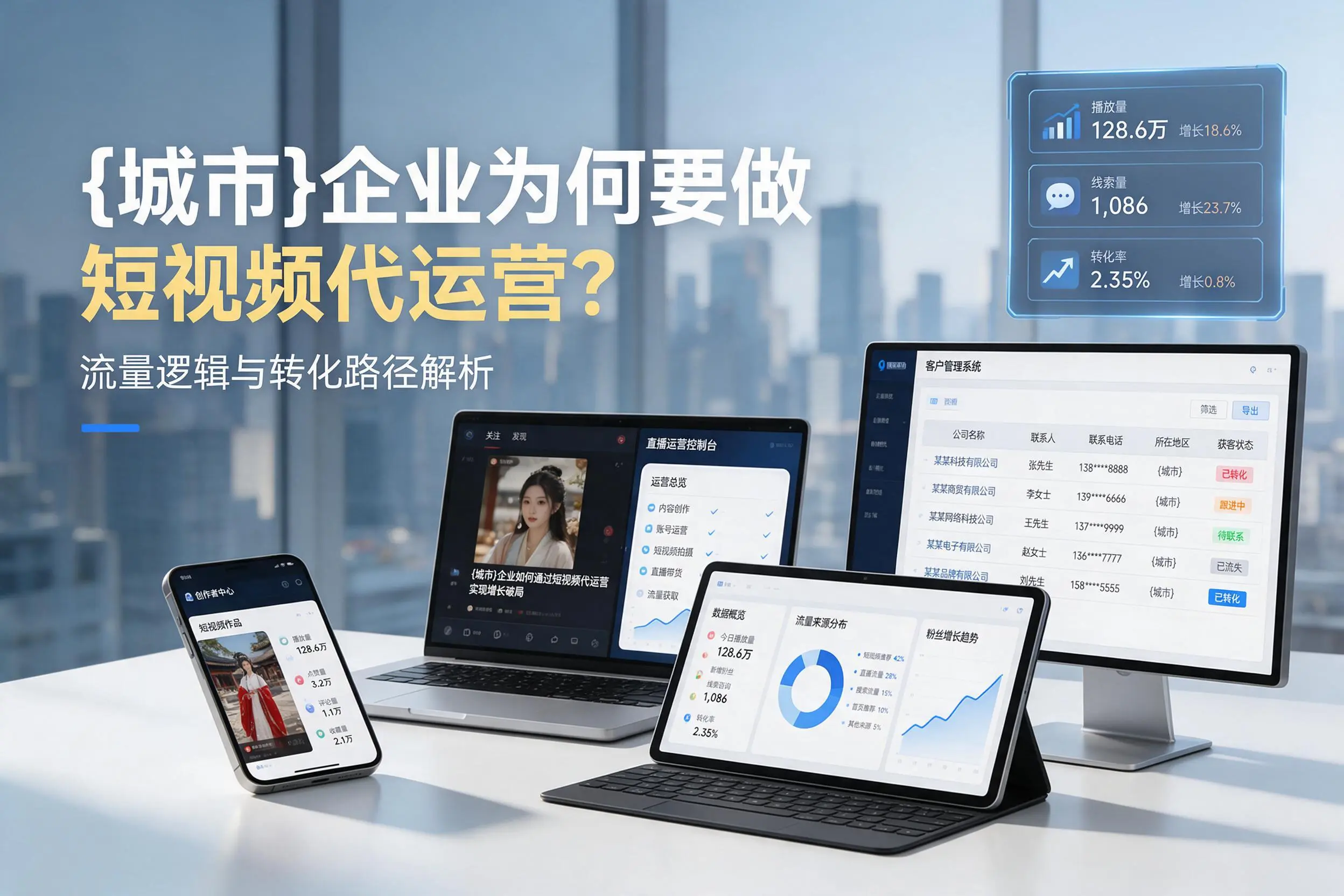山南企业为何要做短视频代运营?流量逻辑与转化路径解析