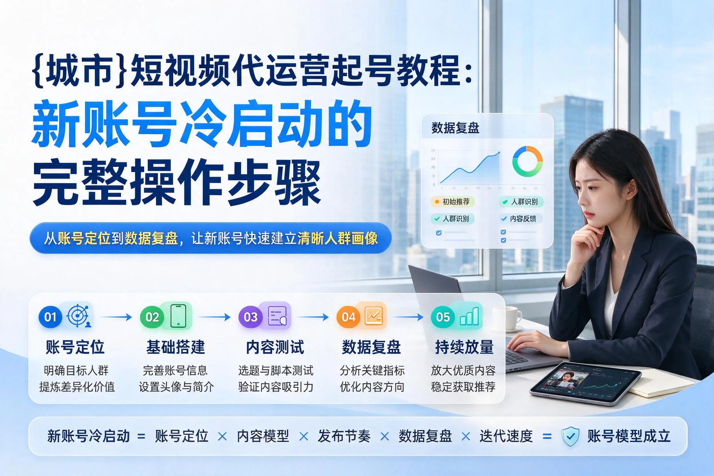 山南短视频代运营起号教程：新账号冷启动的完整操作步骤