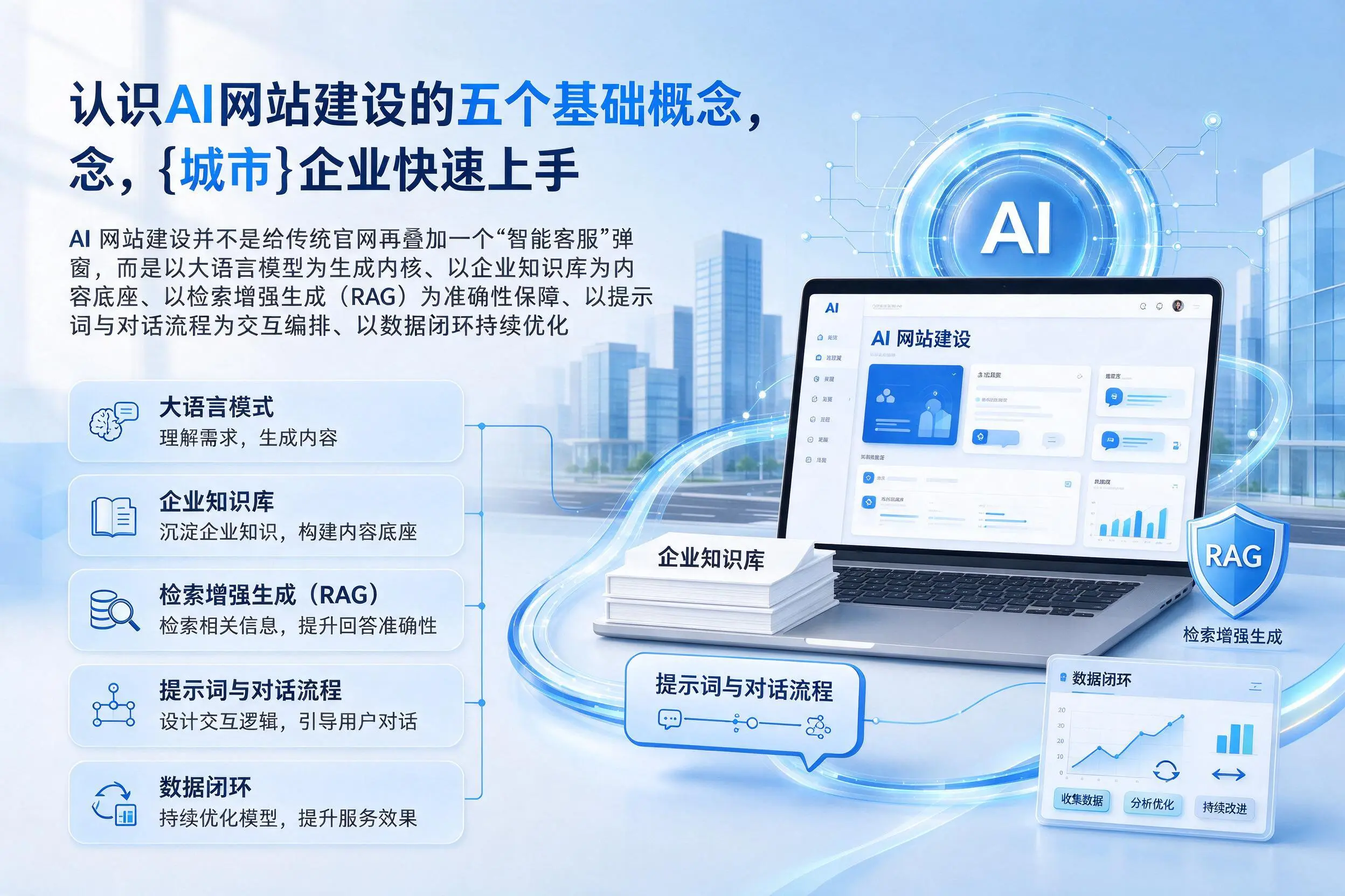 认识AI网站建设的五个基础概念，山南企业快速上手
