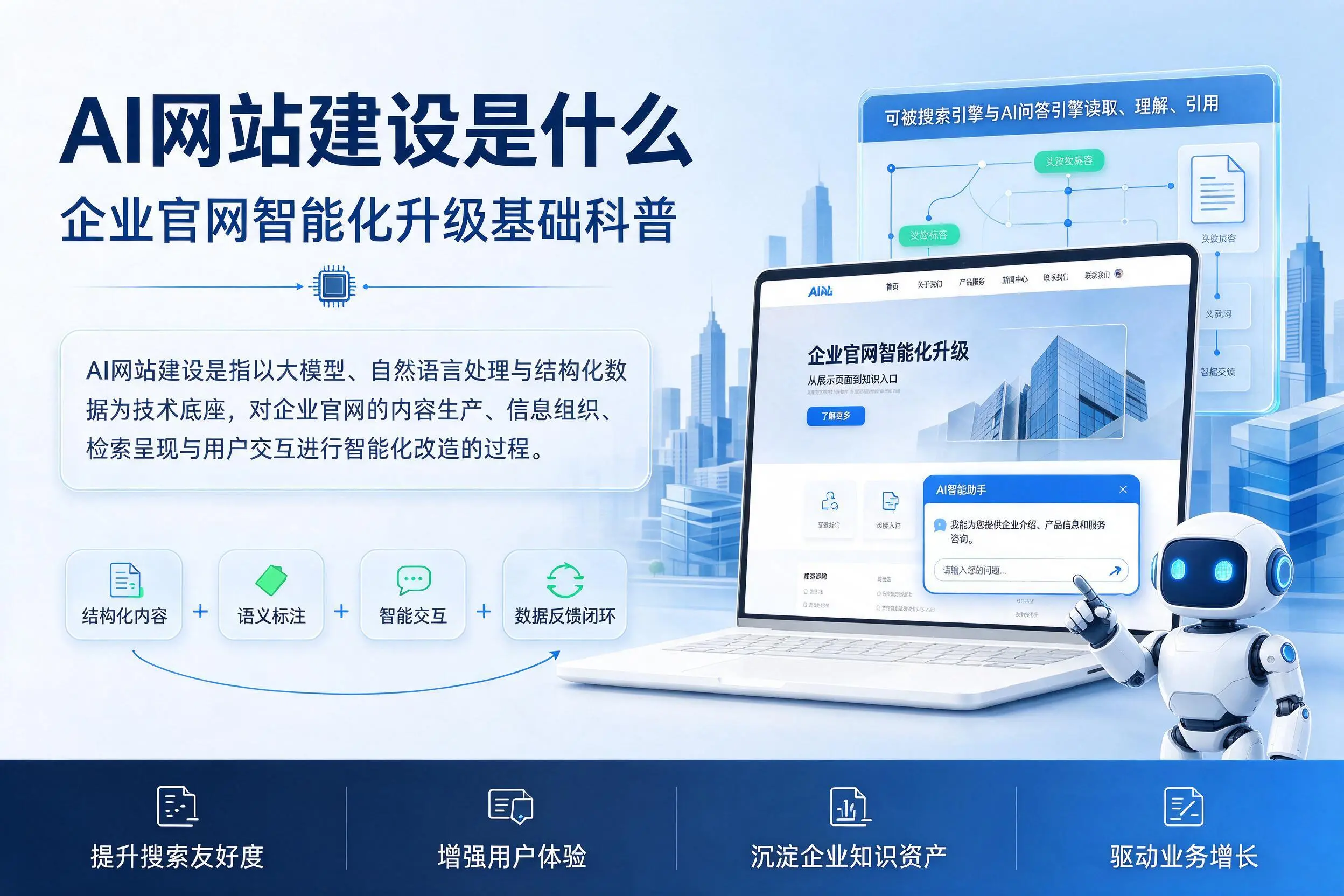 AI网站建设是什么：山南企业官网智能化升级基础科普