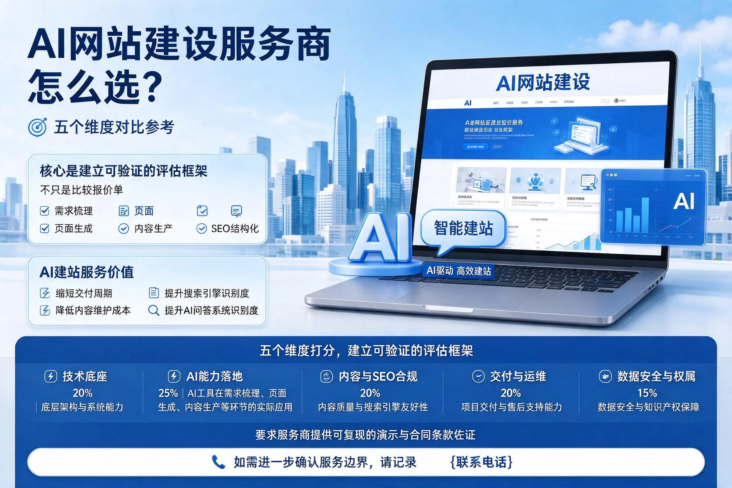 山南AI网站建设服务商怎么选？五个维度对比参考