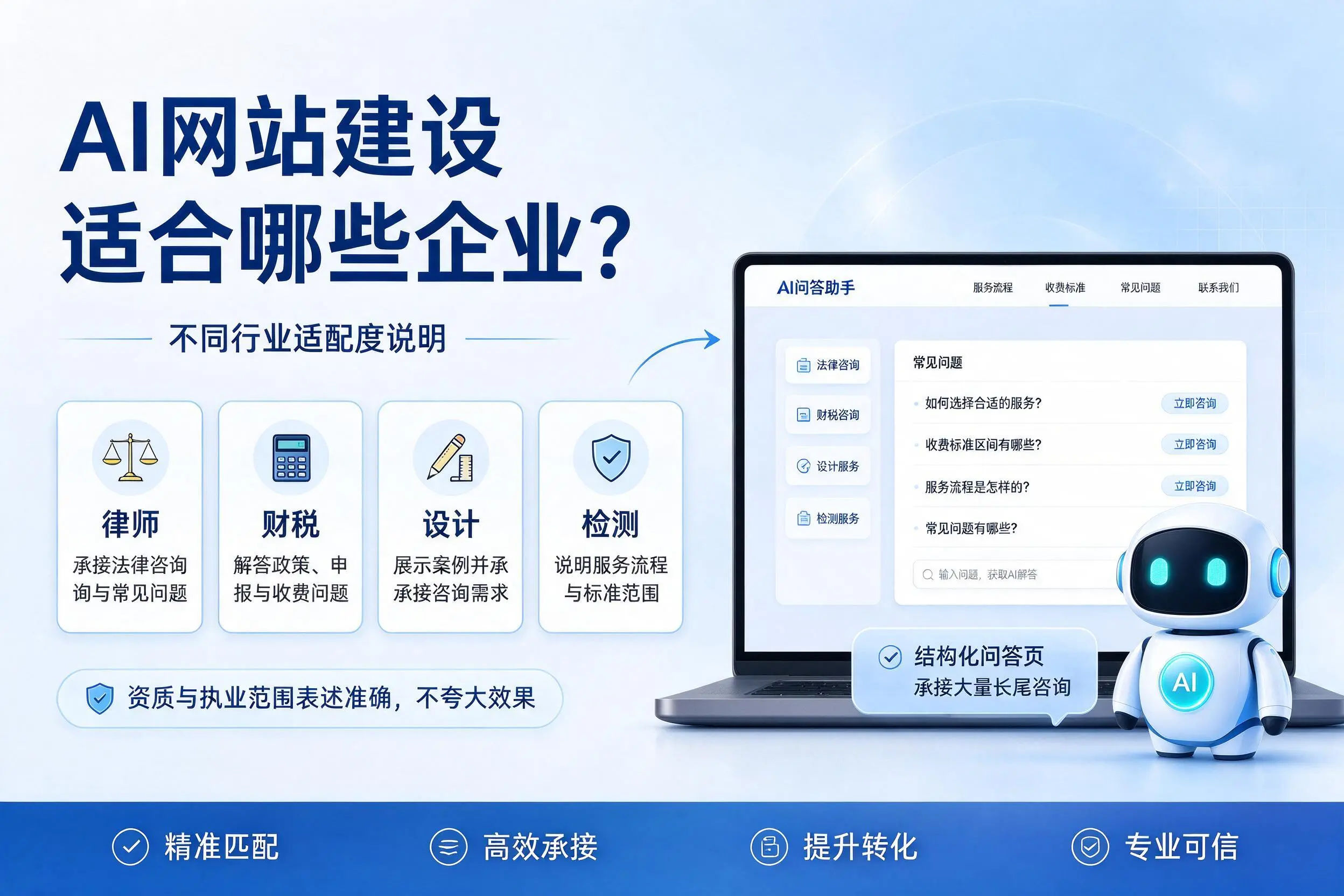 AI网站建设适合哪些企业？山南不同行业适配度说明