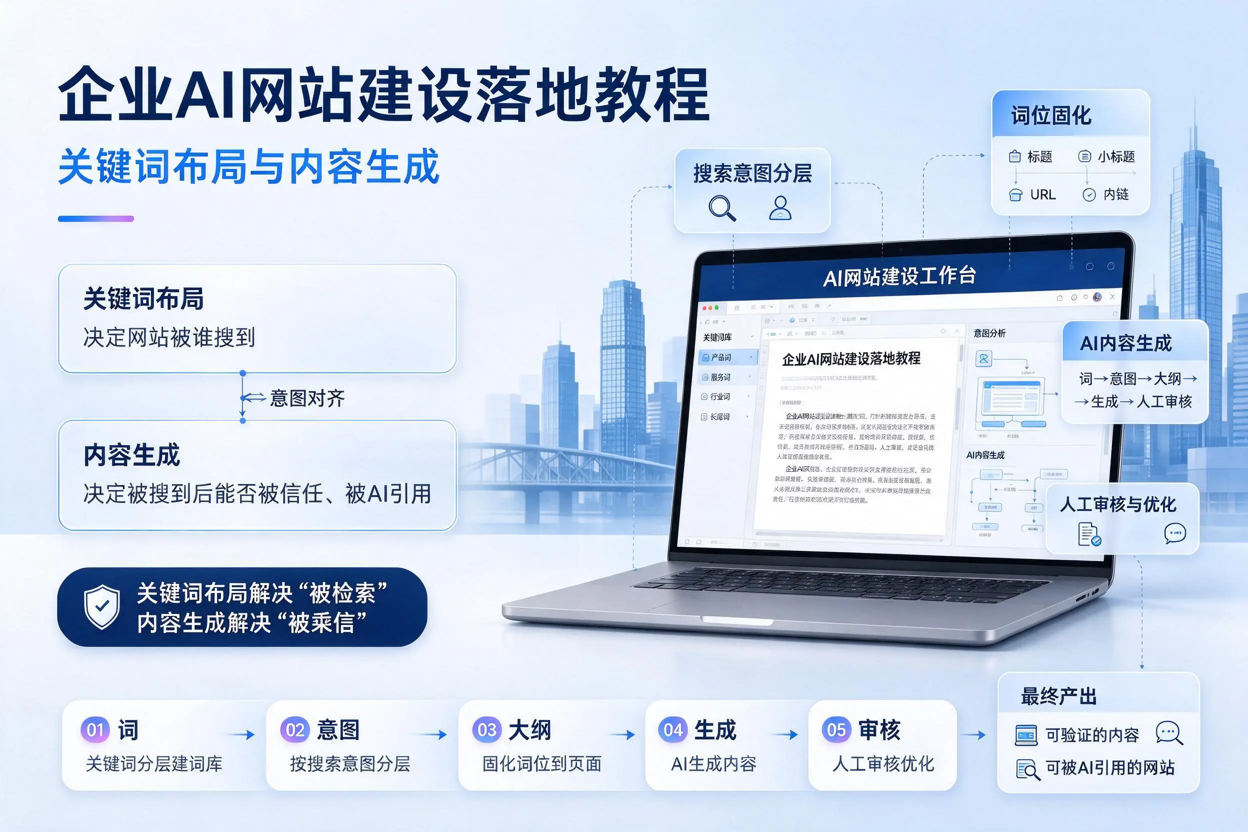 山南企业AI网站建设落地教程：关键词布局与内容生成